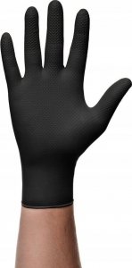 Mercator Medical Rękawice nitrylowe Mercator gogrip black XXL 50szt 2