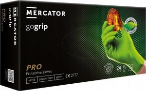 Mercator Medical Rękawice nitrylowe Mercator gogrip green L 50sz 1