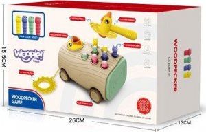 Woopie Gra Zręcznościowa Dzięcioł Wbijak Robaków 3w1 3