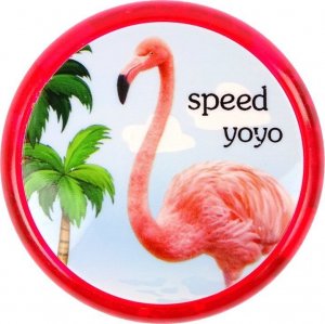 LeanToys Jojo Gra Zręcznościowa Szybkie Flaming YoYo Różowe 2