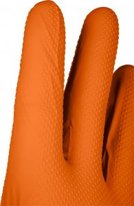Neo Rękawiczki nitrylowe (Rękawiczki nitrylowe, pomarańczowe, 50 sztuk, rozmiar L) 3
