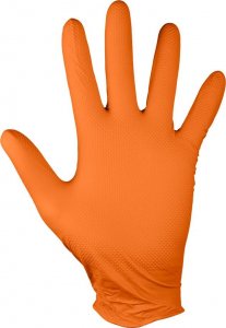 Neo Rękawiczki nitrylowe (Rękawiczki nitrylowe, pomarańczowe, 50 sztuk, rozmiar L) 9