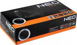 Neo Rękawiczki nitrylowe (Rękawiczki nitrylowe, czarne, 100 sztuk, rozmiar M) 2