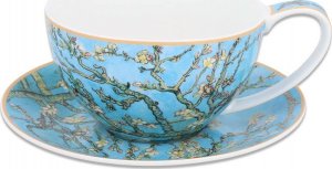 Carmani Filiżanka ze spodkiem -V. van Gogh, Kwitnący Migdałowiec (CARMANI) 2