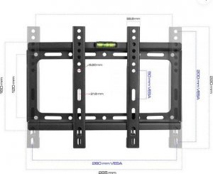 King Mount UCHWYT MOCNY TV DO TELEWIZORA WIESZAK 13-50 CALI 2