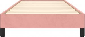 vidaXL vidaXL Rama łóżka, różowa, 80x200 cm, tapicerowana aksamitem 5