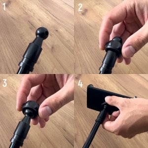 Wozinsky Wozinsky Długi Elastyczny Uchwyt Na Telefon Tablet WTHBK5 13