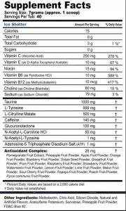 GFuel Suplement na koncentrację i pobudzenie - Ice Shatter (Blueberry Lemon) 3