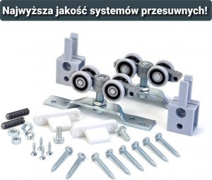 Drzwi Przesuwne Drzwi przesuwne C100 106x205 Białe 2