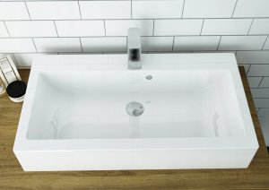 Umywalka Miraggio Umywalka nablatowa prostokątna 80 x 42 cm 10