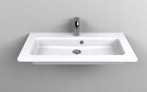 Umywalka Miraggio Umywalka Ścienna Prostokątna 80 x 42 cm 4