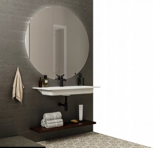 Umywalka Miraggio Umywalka Ścienna Prostokątna 80 x 42 cm 9