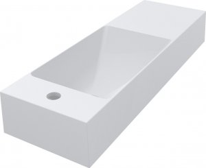 Umywalka Miraggio Umywalka nablatowa prostokątna 80 x 26 cm 1