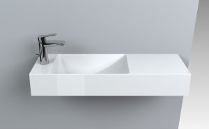 Umywalka Miraggio Umywalka nablatowa prostokątna 80 x 26 cm 5