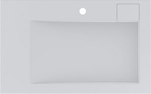 Umywalka Miraggio Umywalka nad pralkę ścienna prostokątna 80 x 50 cm Miraggio 3
