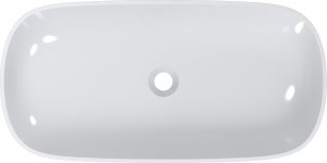 Umywalka Miraggio Umywalka nablatowa prostokątna 80 x 40 cm 3