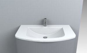 Umywalka Miraggio Umywalka nablatowa prostokątna 80 x 54 cm 5