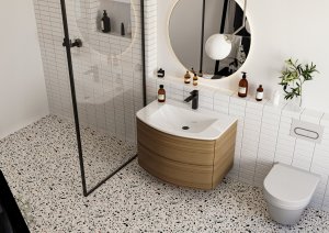 Umywalka Miraggio Umywalka nablatowa prostokątna 80 x 54 cm 7