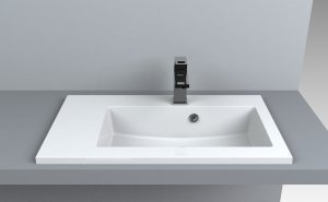 Umywalka Miraggio Umywalka z ociekaczem prawa 70 x 40 cm 5