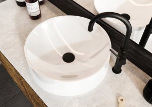 Umywalka Miraggio Umywalka nablatowa okrągła 46 cm 6