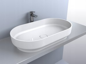 Umywalka Miraggio Umywalka nablatowa owalna 75 x 42 cm 4