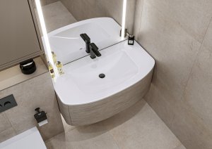 Umywalka Miraggio Umywalka nablatowa prostokątna 100 x 54cm 7