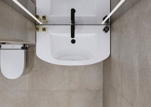 Umywalka Miraggio Umywalka nablatowa prostokątna 100 x 54cm 8