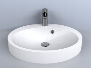 Umywalka Miraggio Umywalka wpuszczana owalna 55 x 45 cm 5