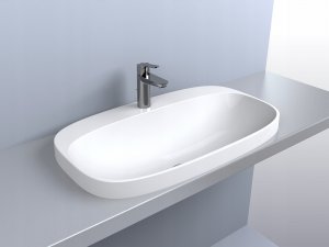 Umywalka Miraggio Umywalka Wpuszczana Prostokątna 73 x 43cm 4