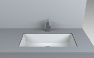 Umywalka Miraggio Umywalka podblatowa prostokątna 66 x 35cm 4