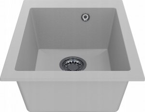 Zlewozmywak Miraggio Zlewozmywak podblatowy kwarc biały 41 cm 3