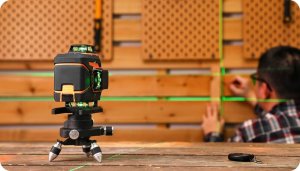 Deko Laser płaszczyznowy DKLL16PS1 zielony 30 m 9