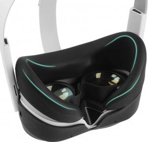 Pico Dwuczęściowa silikonowa nakładka na twarz do PICO 4 | Czarna 4