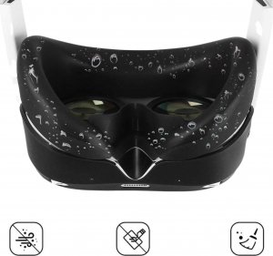 Pico Dwuczęściowa silikonowa nakładka na twarz do PICO 4 | Czarna 5