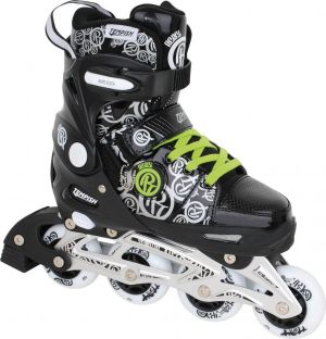 Rolki Tempish Rolki regulowane Lux Rebel czarne r. 41-43 (10000000413-BLKXL) 2