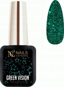Nails Company Lakier hybrydowy NC Nails Green Vision 6ml 1
