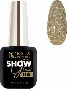 Nails Company Lakier hybrydowy NC Nails Show Glow 118 6ml 1