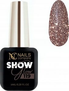 Nails Company Lakier hybrydowy NC Nails Show Glow 119 6ml 1