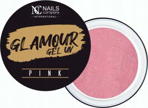 Nails Company Żel budujący NC Nails Glamour Gel UV Pink 15g 1