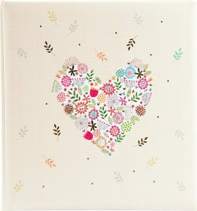 Goldbuch Album GOLDBUCH 08182 Flowers in the Heart 30x31cm 60 pages |white sheets| corner/splits [V] 1