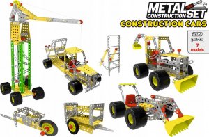 Technok Klocki konstrukcyjne metalowe Pojazdy budowlane 289el. 3879 TechnoK 3