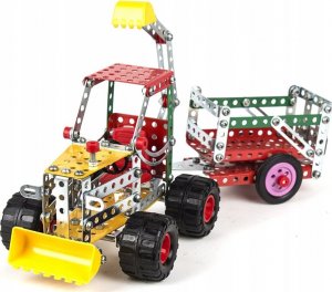 Technok Klocki konstrukcyjne metalowe Pojazdy budowlane 289el. 3879 TechnoK 5