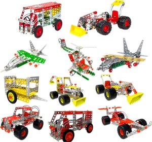 Technok Klocki konstrukcyjne metalowe Auta 304 el. 3886 TechnoK 2