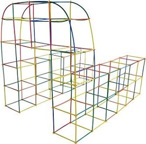 KLOCKI KONSTRUKCYJNE SŁOMKI RURKI PATYCZKI 800szt. 3