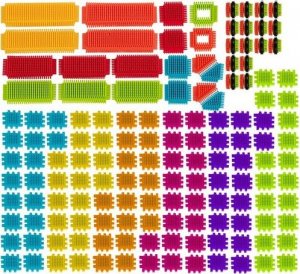 Kruzzel Klocki konstrukcyjne- jeżyki 192szt. Kruzzel 20376 3