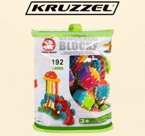 Kruzzel Klocki konstrukcyjne- jeżyki 192szt. Kruzzel 20376 5