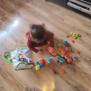 Kruzzel Klocki konstrukcyjne- jeżyki 192szt. Kruzzel 20376 9