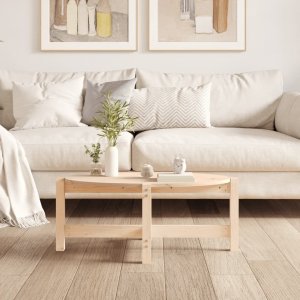 vidaXL Stolik kawowy, 87x48x35 cm, lite drewno sosnowe 3
