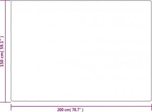 vidaXL Koc obciążeniowy z poszewką, szary, 150x200 cm, 11 kg, tkanina 6