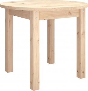 vidaXL Stolik kawowy,  55x45 cm, lite drewno sosnowe 2